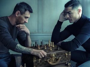 Messi y Ronaldo en la última campaña de Louis Vuitton