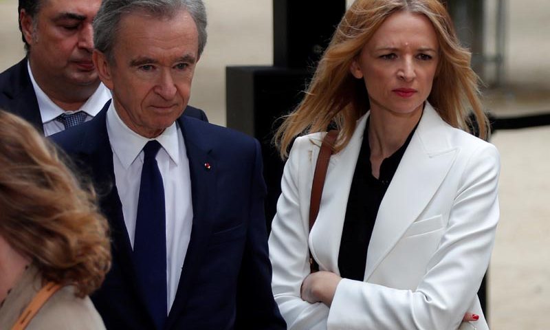 Delphine y Bernard Arnault