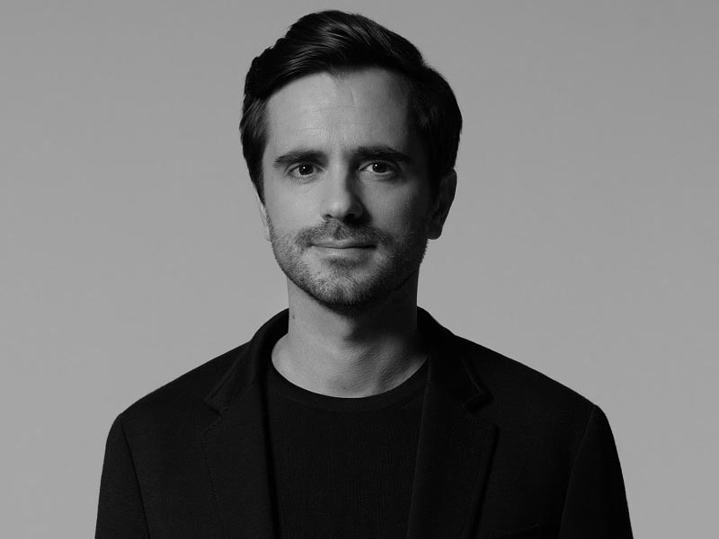 Laurent Malecaze, nuevo presidente y director ejecutivo de Chloé. Foto en blanco y negro
