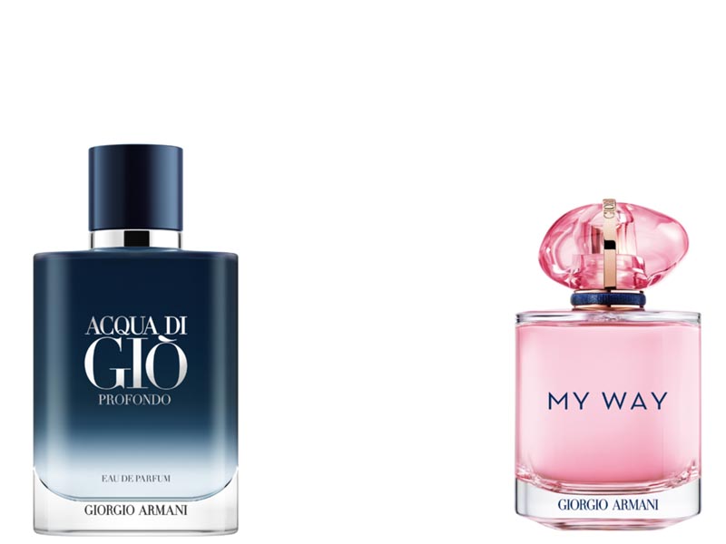 My Way Néctar y Acqua Di Gio Profondo, nuevas fragancias de Giorgio Armani