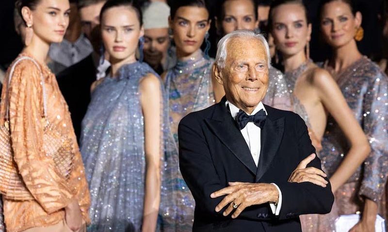 Giorgio Armani, desfile en Nueva York 2024