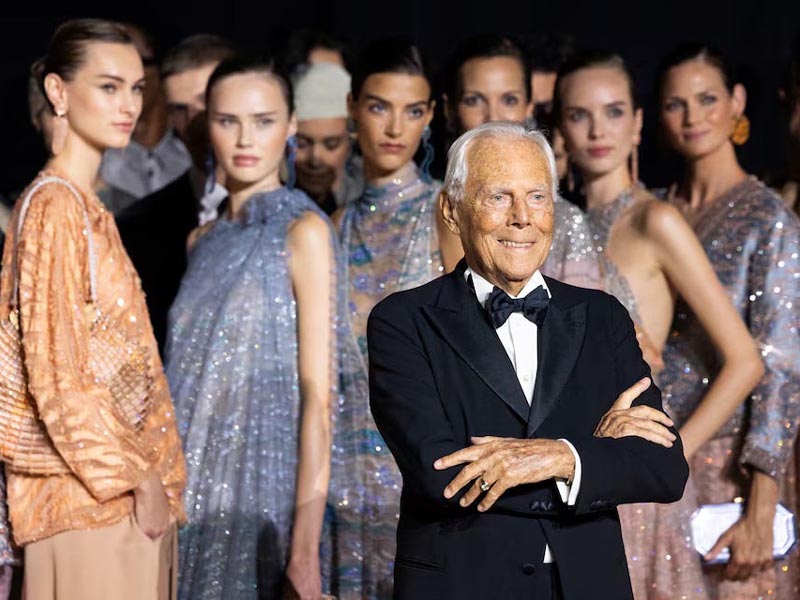 Giorgio Armani, desfile en Nueva York 2024