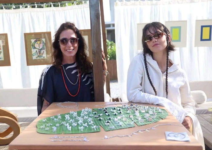 Florinda Perkins y Anita Carcano