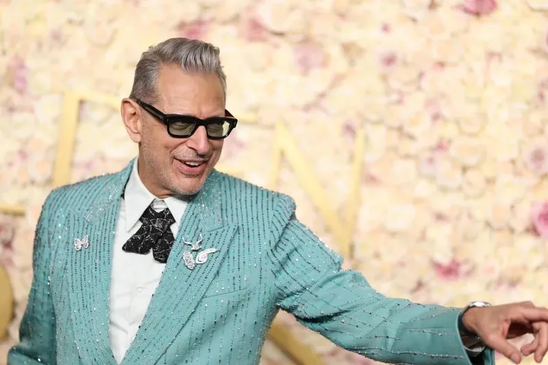 Jeff Goldblum en los Golden Globes 2025