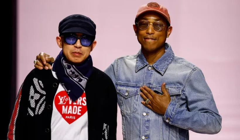 Pharrell Williams y Nigo, en la presentación de Louis Vuitton