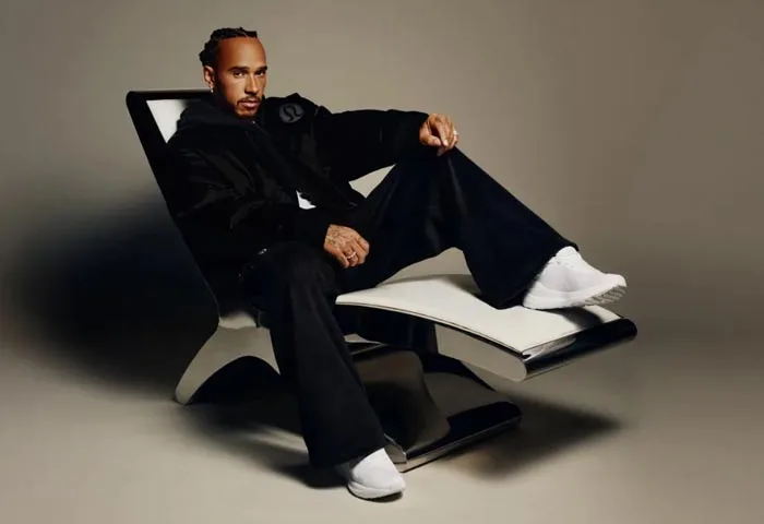 Lewis Hamilton para lululemon